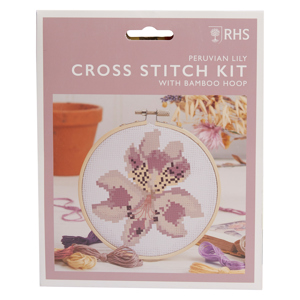 RHS Cross Stitch Kit Peruvian Lily